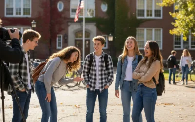 Hoe sta je goed op een schoolfoto?